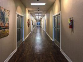 Upper level main hallway