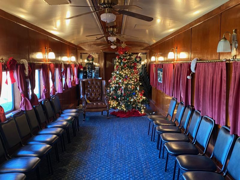 Meeting room on the train