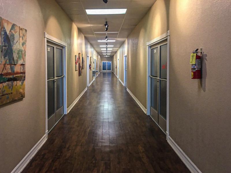 Upper level main hallway